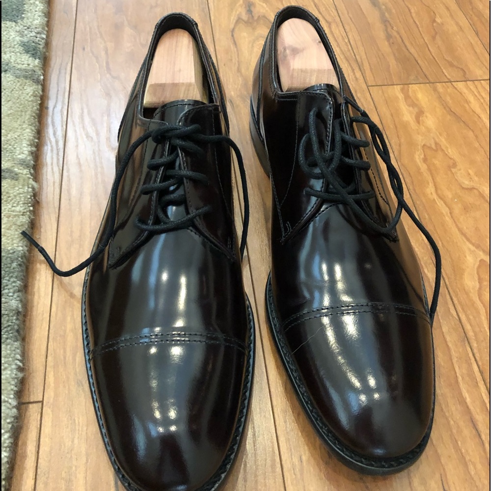 John Varvatos oxford Captoe Merlot 11.5